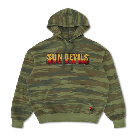 ASU SUN DEVILS PULLOVER HOODIE RELAXED - CAMO