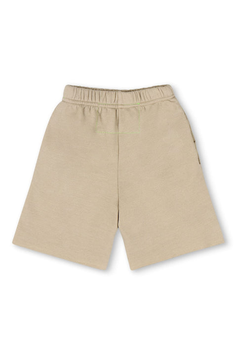 LOGO KIDS SWEATSHORTS - SAND