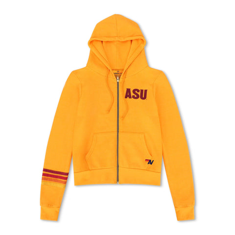 ASU FORK 'EM DEVILS ZIP HOODIE - GOLD