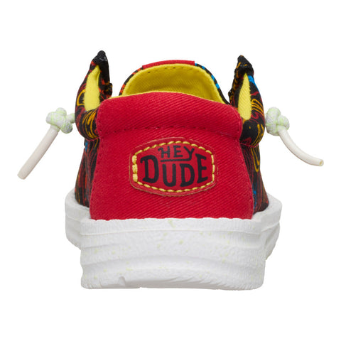 Wally Toddler Space Glow - Black/Red