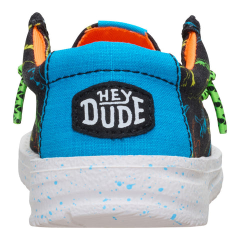 Wally Toddler Dinoworld - Black/Neon Multi