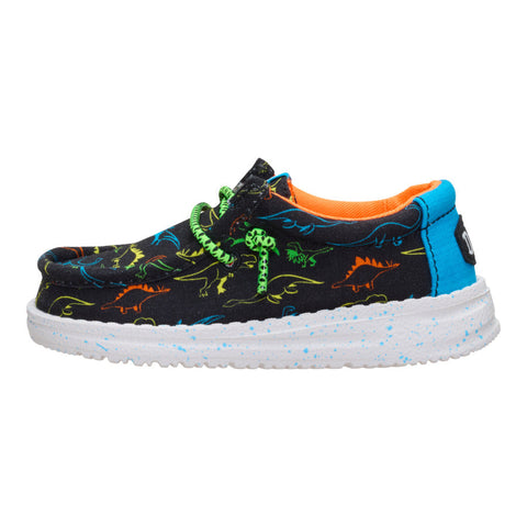 Wally Toddler Dinoworld - Black/Neon Multi