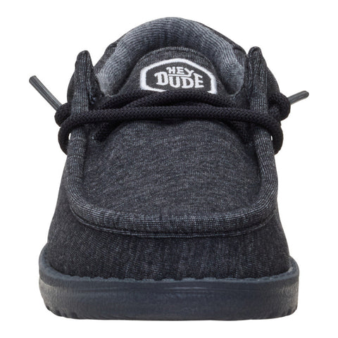 Wally Youth Stretch Jersey - Heather Black