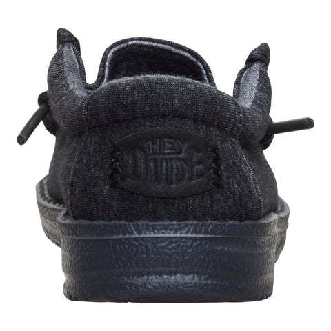 Wally Toddler Stretch Jersey - Heather Black