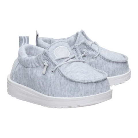 LilDude Slip On Stretch Jersey - Light Grey