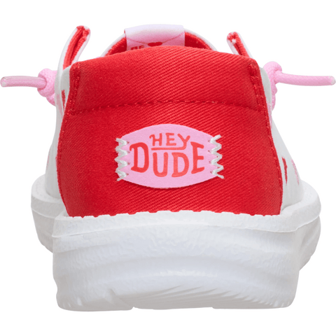 Wendy Youth Embroidered Hearts - White/Multi