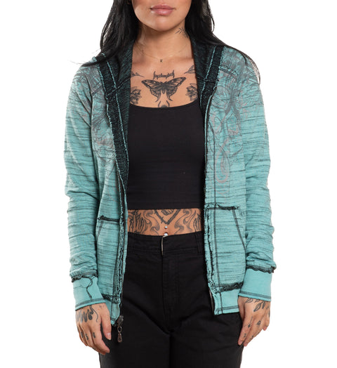 Jasmine Reversible Zip-Up Hoodie