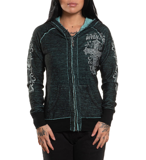 Jasmine Reversible Zip-Up Hoodie