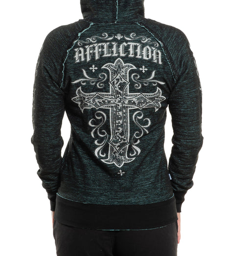 Jasmine Reversible Zip-Up Hoodie