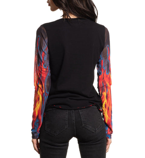 Ac Sunset Cruisin LS Tee