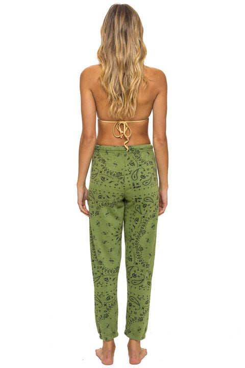 BANDANA SWEATPANTS - JUNGLE GREEN