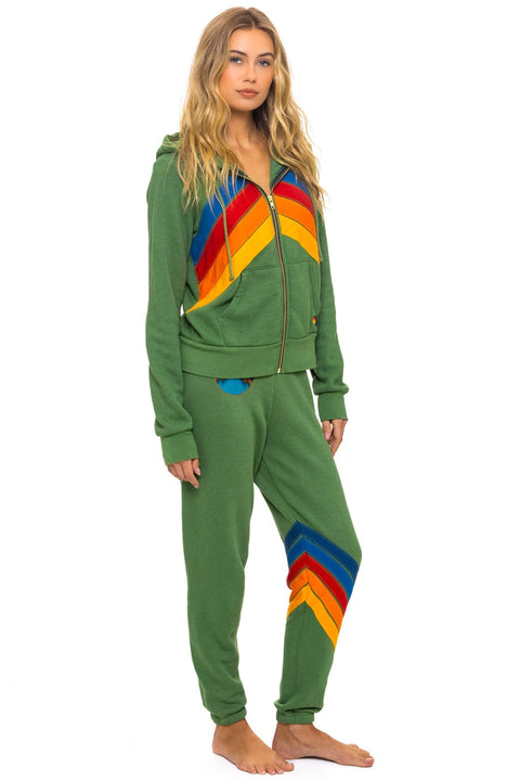 ALL SEASONS CIRCLE CHEVRON SWEATPANTS - PALM