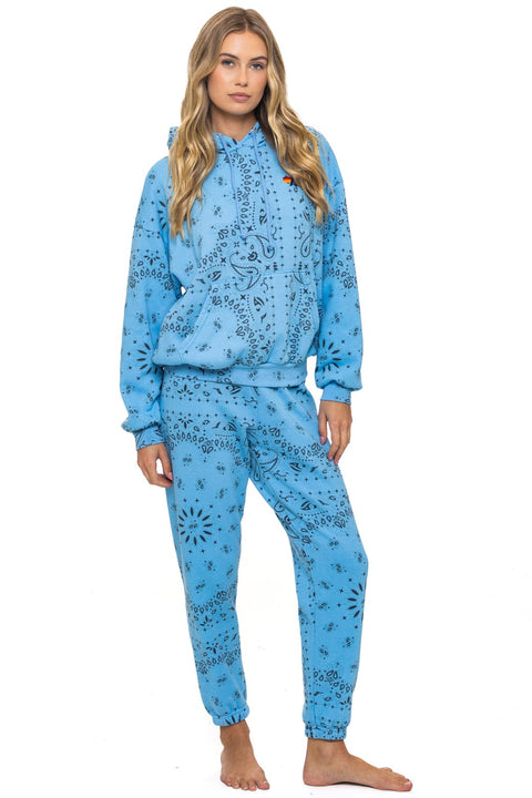 BANDANA SWEATPANTS - SKY