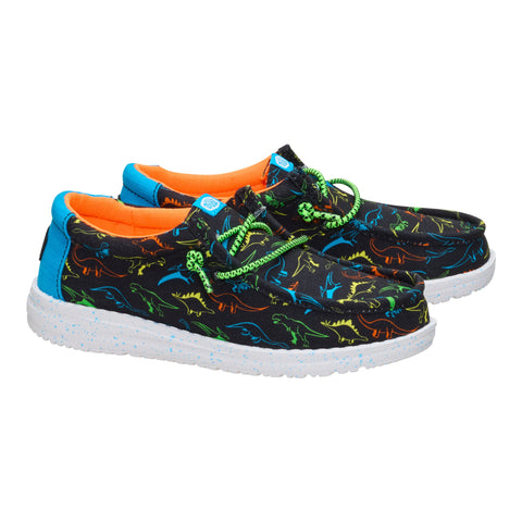 Wally Youth Dinoworld - Black/Neon Multi