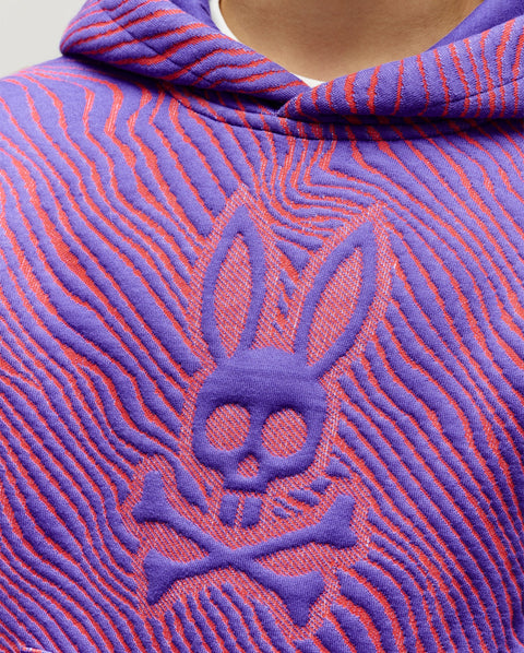 KIDS KENDRICK DOUBLE KNIT JACQUARD TEXTURED HOODIE - KT0500030