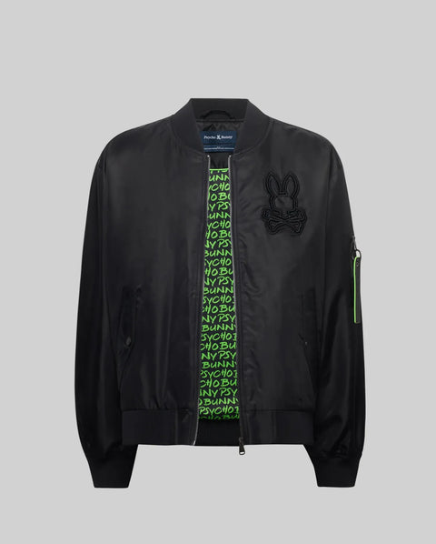 MENS DAVID OVERSIZED SATIN BOMBER - MO1100001