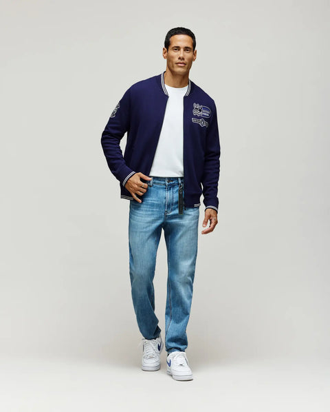 MENS DESMOND PIQUE KNIT BOMBER - MO1100018