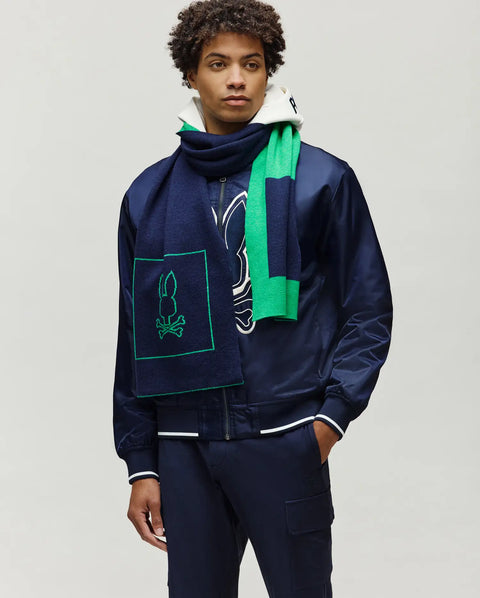 MENS DARIAN SQUARE LOGO SCARF - MO2500015