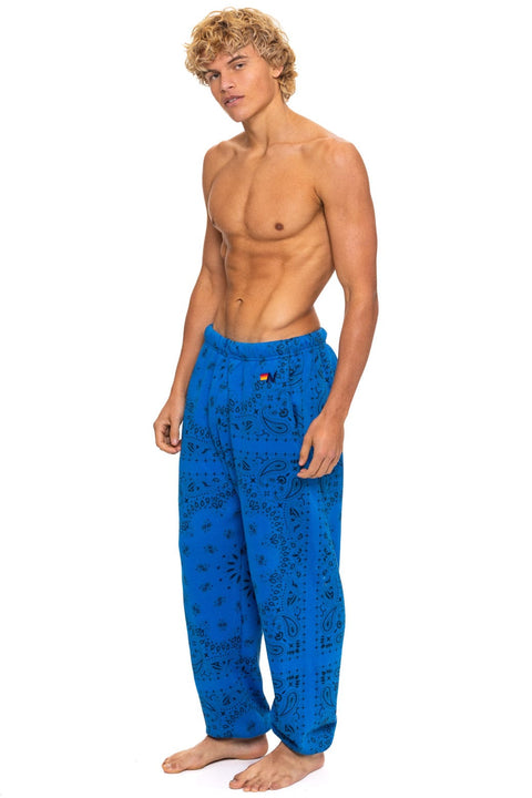 BANDANA SWEATPANTS - ADVENTURE BLUE