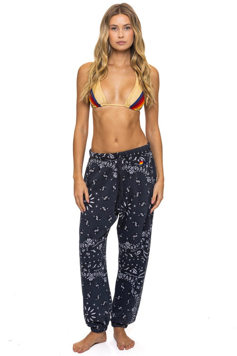 BANDANA SWEATPANTS - CHARCOAL