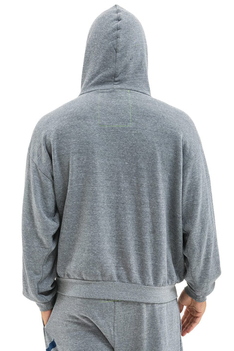NY YANKEES RELAXED PULLOVER HOODIE - HEATHER GREY
