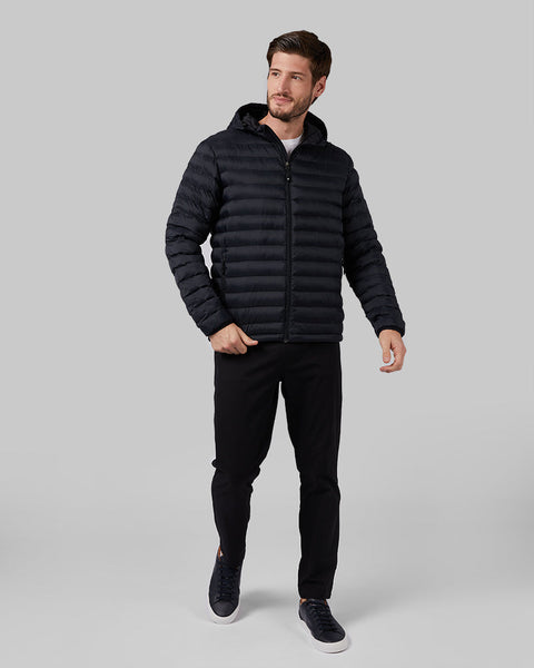MEN'S LIGHTWEIGHT PACKABLE HOODED JACKET