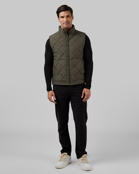 MEN'S DIAMOND QUILTED VEST