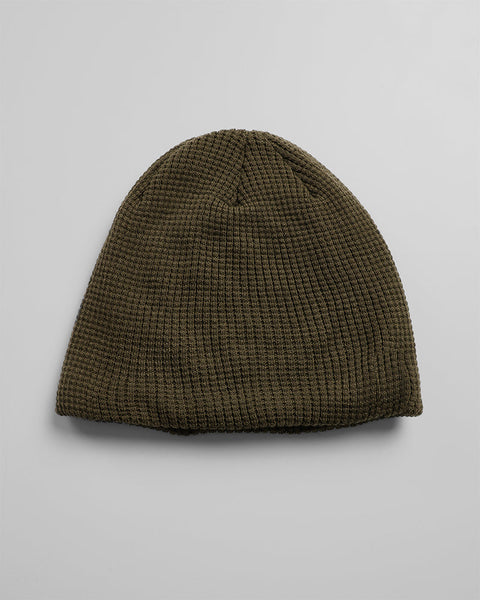 WAFFLE SHERPA-LINED BEANIE