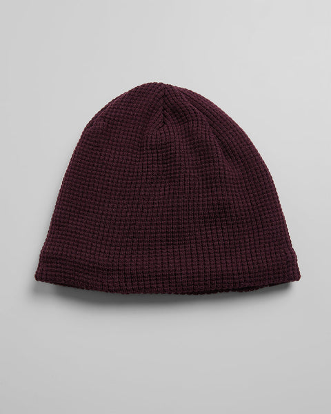 WAFFLE SHERPA-LINED BEANIE