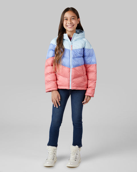 KIDS' HOODED PUFFER JACKET