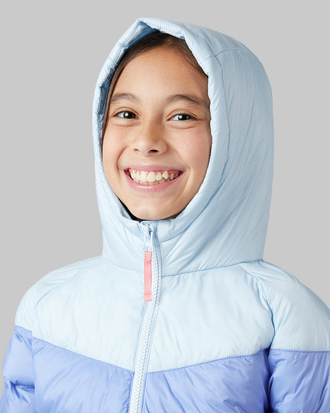 KIDS' HOODED PUFFER JACKET