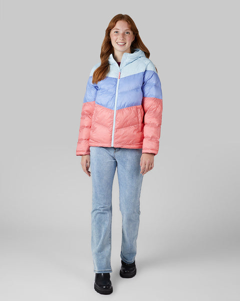 KIDS' HOODED PUFFER JACKET