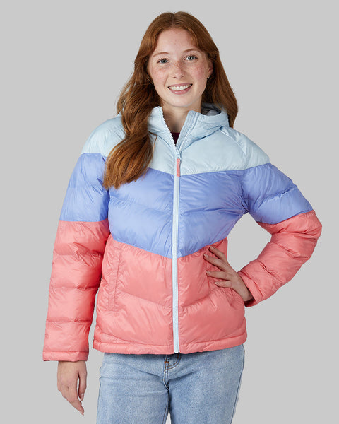 KIDS' HOODED PUFFER JACKET