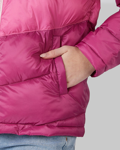 KIDS' HOODED PUFFER JACKET
