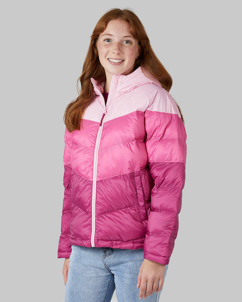 KIDS' HOODED PUFFER JACKET
