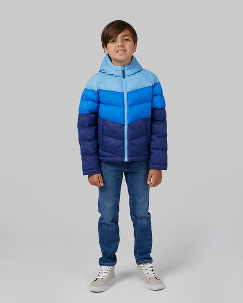 KIDS' HOODED PUFFER JACKET