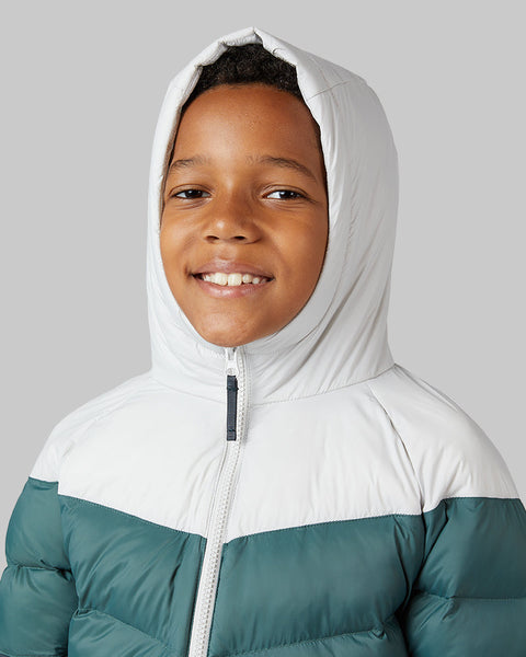 KIDS' HOODED PUFFER JACKET