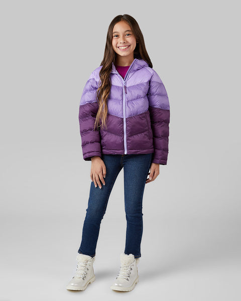 KIDS' HOODED PUFFER JACKET