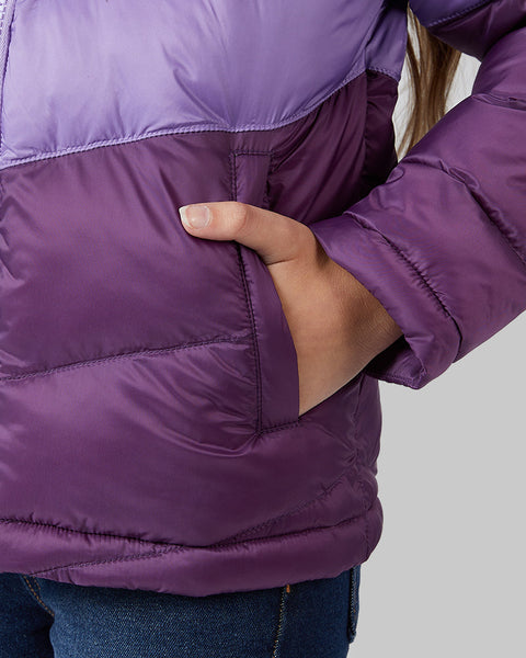 KIDS' HOODED PUFFER JACKET