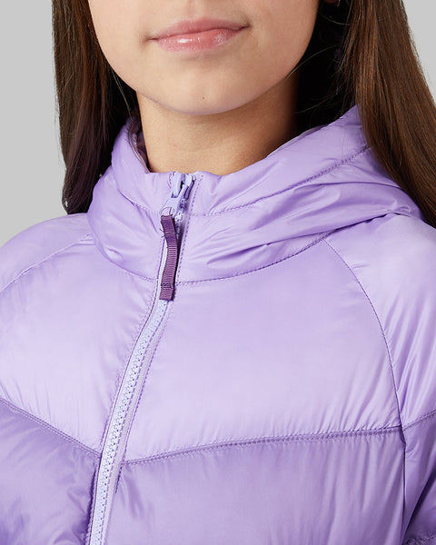 KIDS' HOODED PUFFER JACKET