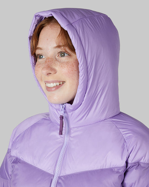 KIDS' HOODED PUFFER JACKET