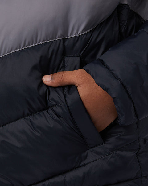 KIDS' HOODED PUFFER JACKET