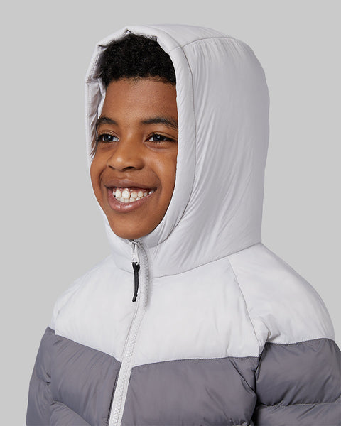 KIDS' HOODED PUFFER JACKET