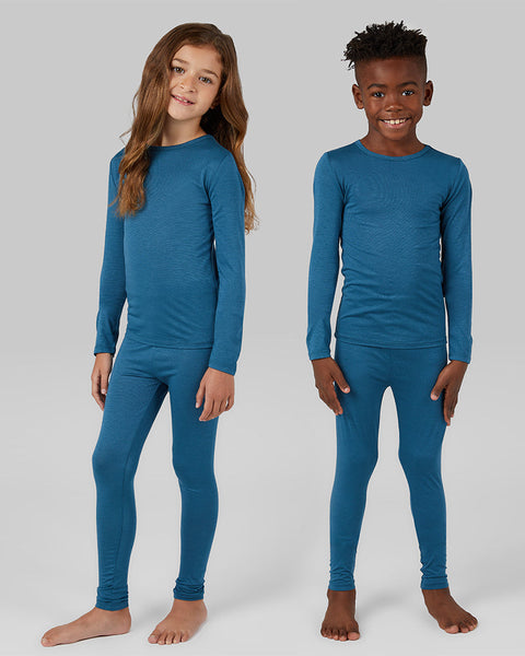 KIDS' 2PC BASELAYER TOP & BOTTOM SET