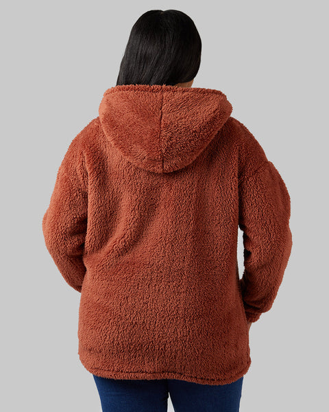 WOMEN'S SOFT SHERPA PULLOVER HOODIE