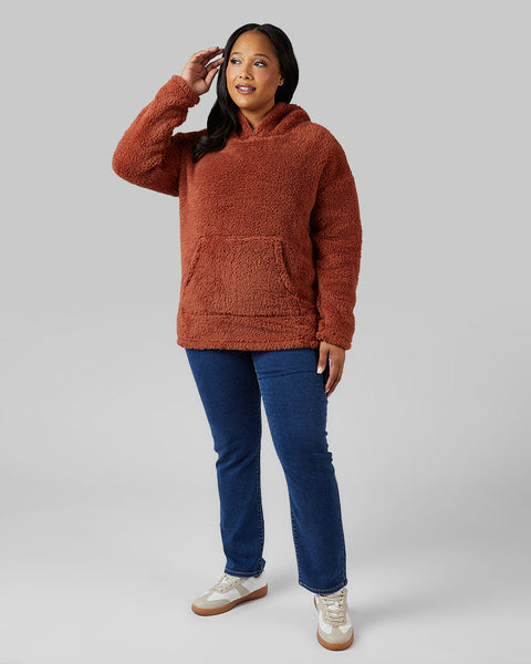 WOMEN'S SOFT SHERPA PULLOVER HOODIE