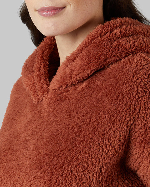 WOMEN'S SOFT SHERPA PULLOVER HOODIE