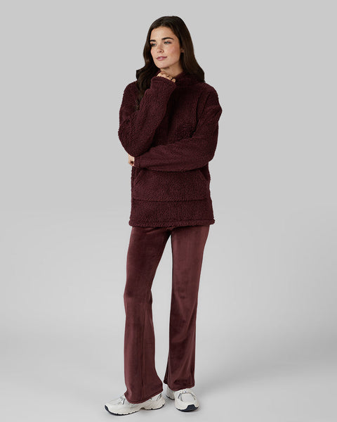 WOMEN'S SOFT SHERPA PULLOVER HOODIE