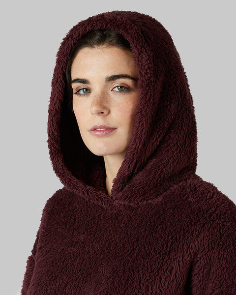WOMEN'S SOFT SHERPA PULLOVER HOODIE