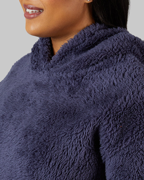 WOMEN'S SOFT SHERPA PULLOVER HOODIE